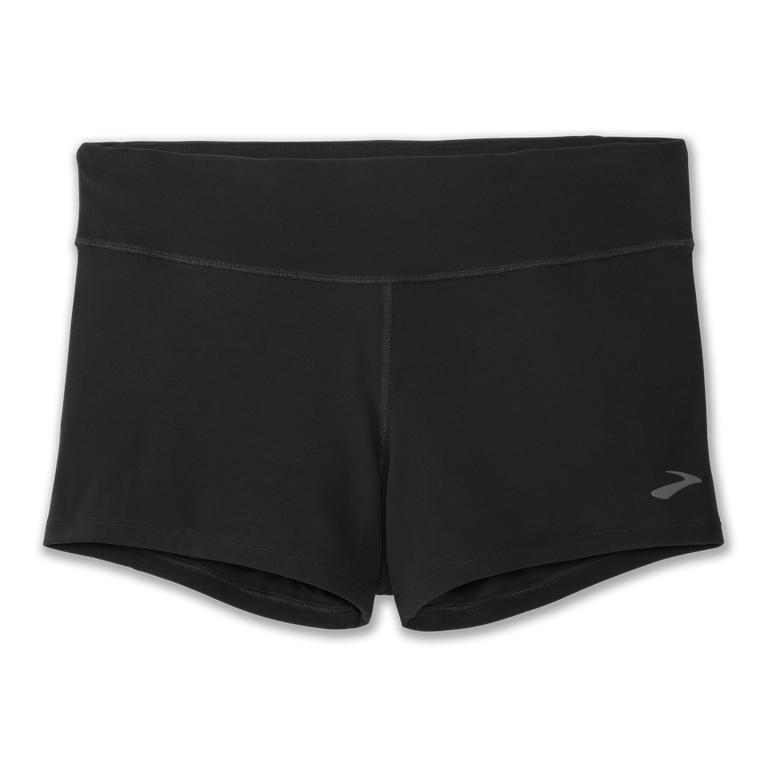 Brooks Speedwork Tight Running Shorts - Women's - Black (47051-HLBP)